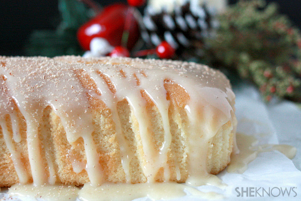 Eggnog quick bread