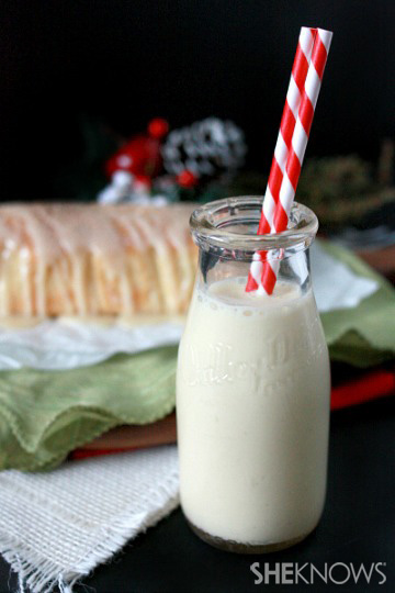 Eggnog quick bread