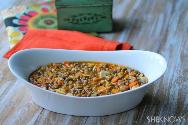 Lentil and veggie shepherd's pie
