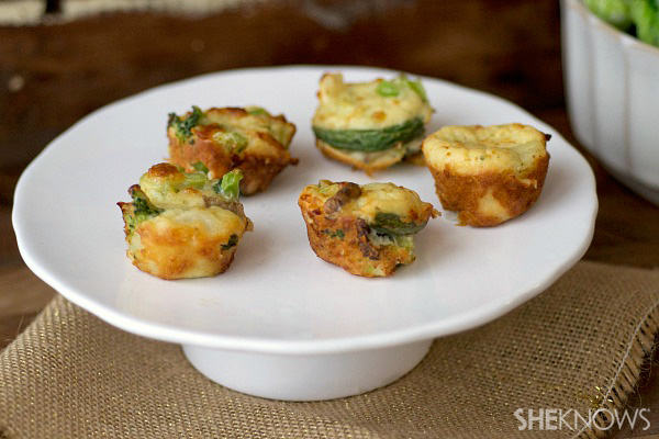 Vegetarian potpie mini-muffins