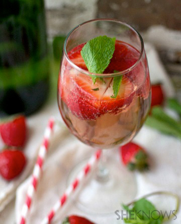 New Years champagne brunch menu