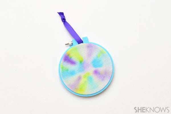 Tie dye suncatcher