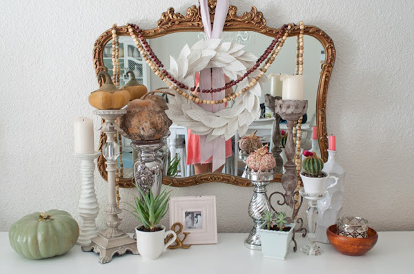 Romantic mantel
