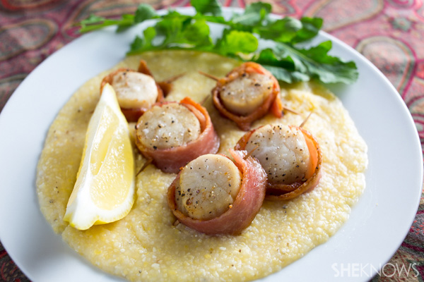 Bacon-Wrapped Sea Scallops