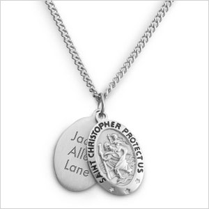 Boy's St. Christopher medal
