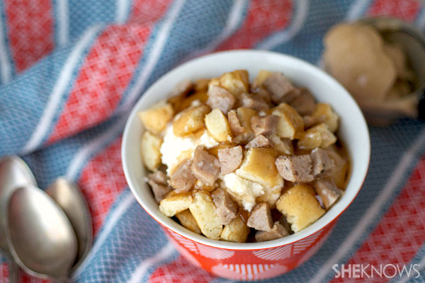 Sweet, salty and savory ice cream sundaes