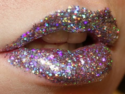 3D Glitter Lips