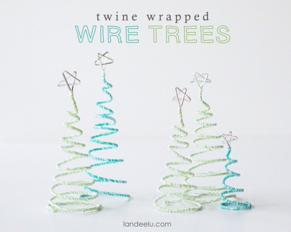 Wire Christmas trees