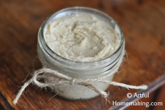 What are some recipes for homemade body scrubs?