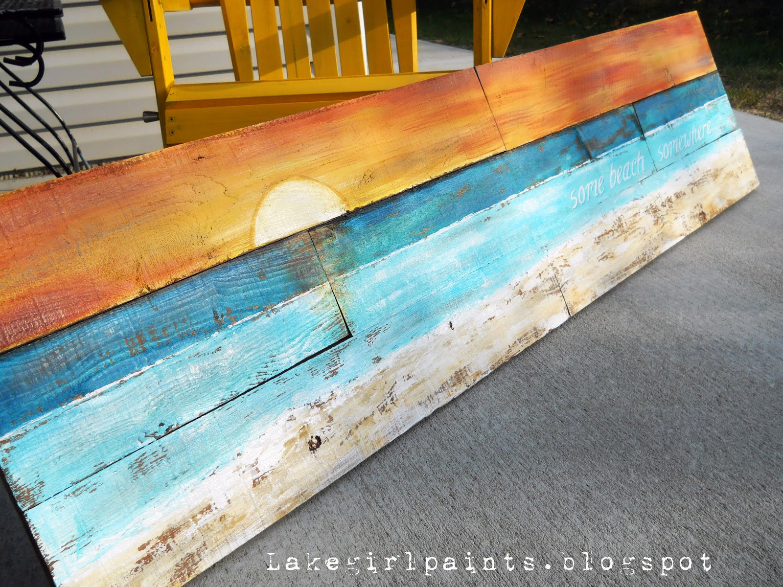 Pallet wall art you can make at home