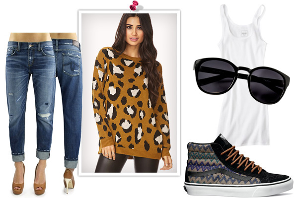 Get the look: Gwen Stefani's wild sweater