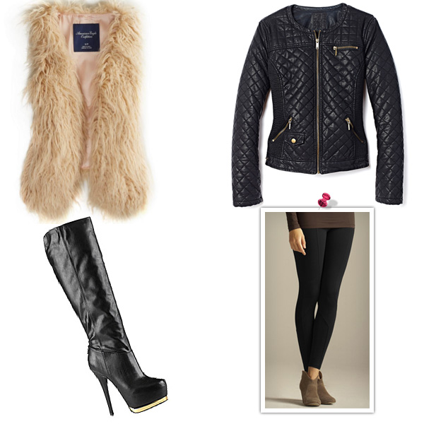 Get the look: Rachel Zoe's fur vest
