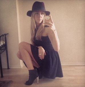 Kristin Cavallari's black booties