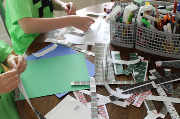 Minecraft sticker craft | Sheknows.com