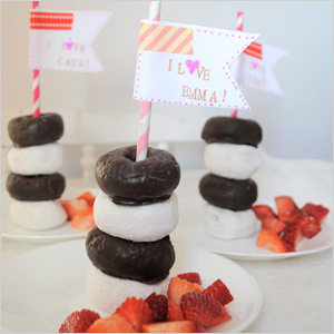Mini donut towers | Sheknows.com