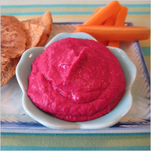 Red beet and white bean hummus | Sheknows.com