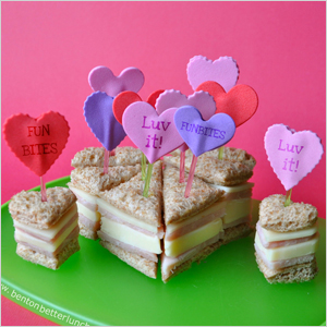 Conversation heart sandwiches | Sheknows.com
