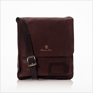 Massimo Duti Embossed Leather Messenger Bag | Sheknows.com