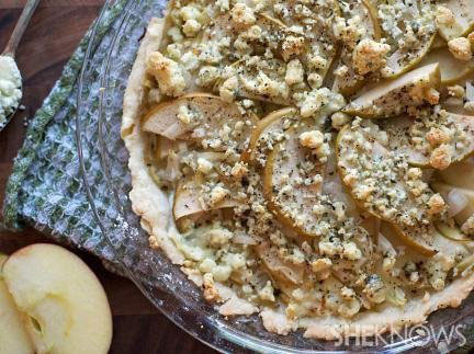 Pears and blue cheese