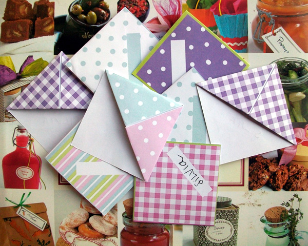 Origami bookmarks