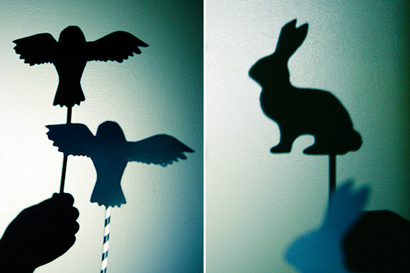 DIY shadow puppets