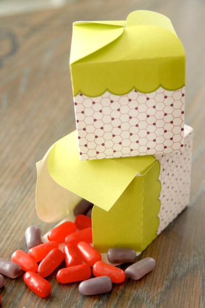 Printable candy box