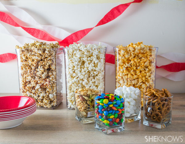 Create a custom popcorn buffet | SheKnows