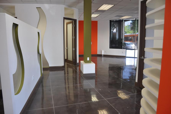 Concrete floor