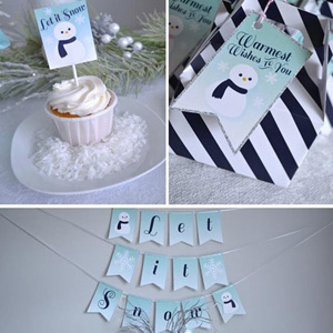 Let it snow-man party