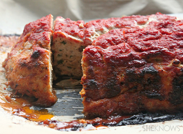 Chicken meatloaf pizza sliders