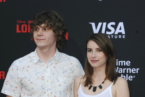 Emma Roberts and Evan Peters