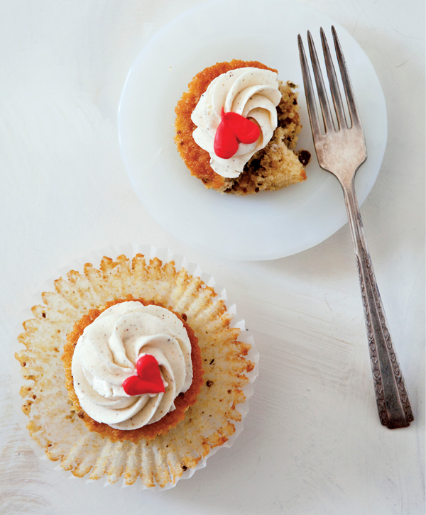 Persian love cakes with cardamom buttercream