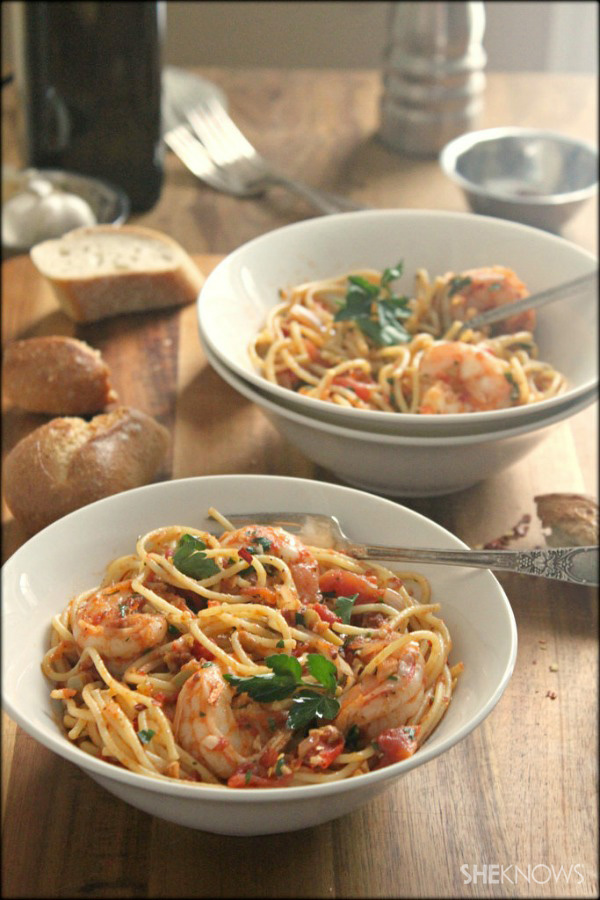 Shrimp fra diavolo