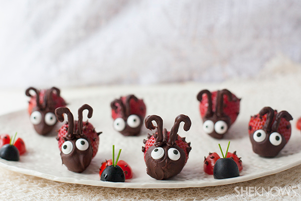  Valentine love bug snacks 