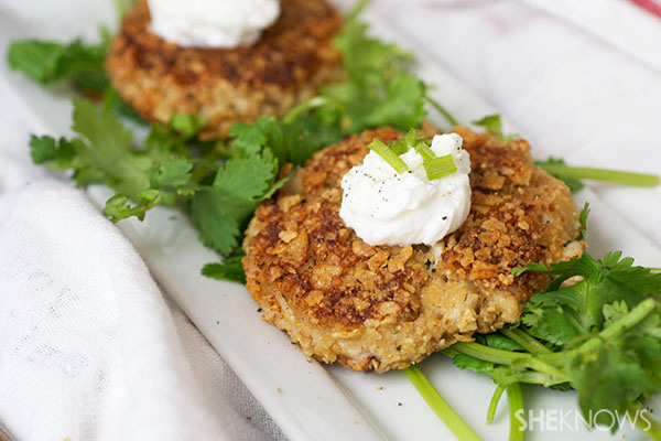Crab cakes for one