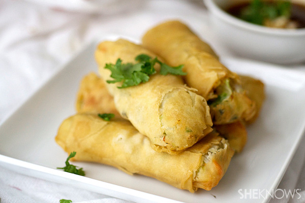 Crispy vegetarian eggrolls