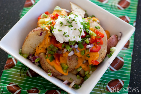 Loaded Irish nachos