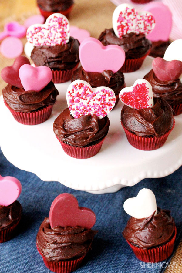 Be my Valentine mini cupcakes