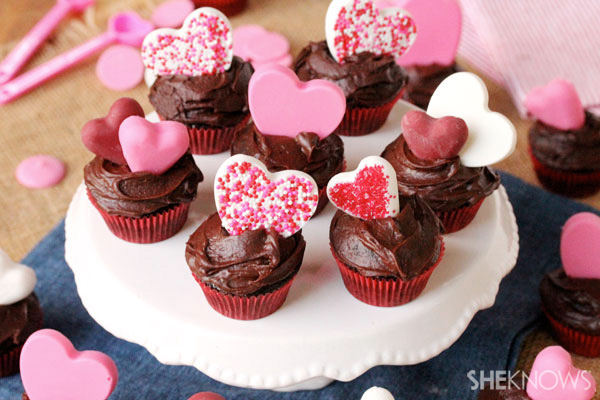 Be my Valentine mini cupcakes