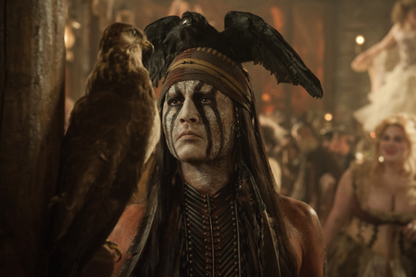 Johnny Depp in The Lone Ranger