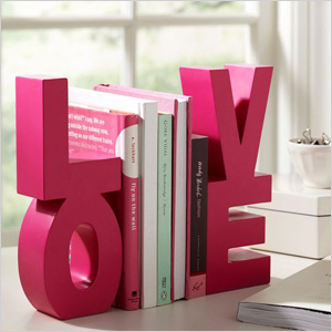 fuchsia bookends