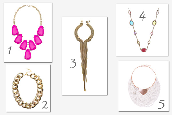 Statement necklaces
