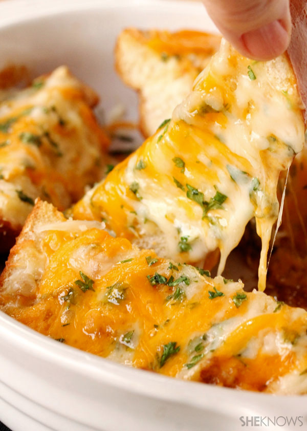 Brown butter and garlic cheese bread recipe