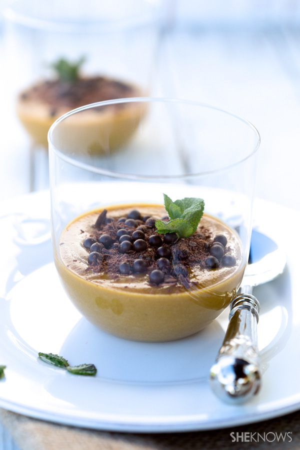 Zabaione with coffee and chocolate recipe
