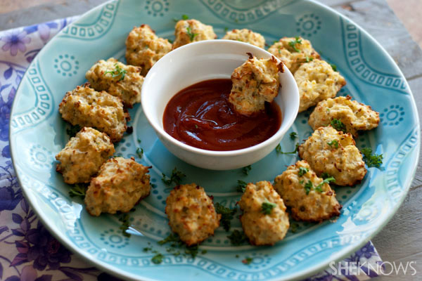 Cheesy cauliflower tater tots recipe