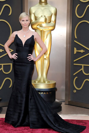 Charlize Theron at the 2014 Oscars