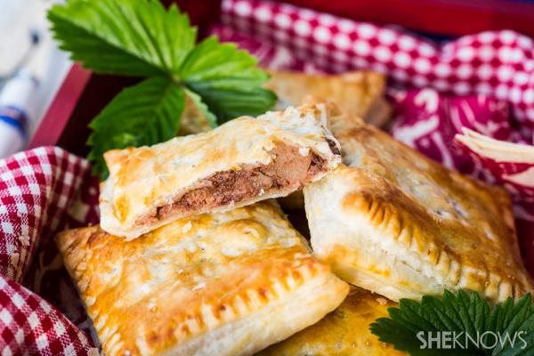 Chocolate, ricotta and pear hand pie recipe