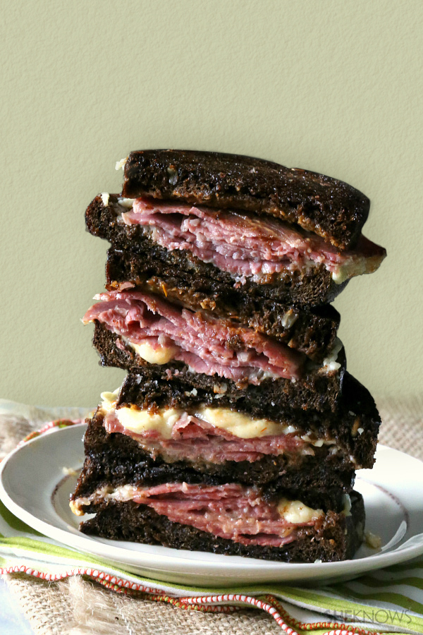 Corned beef grilled cheese