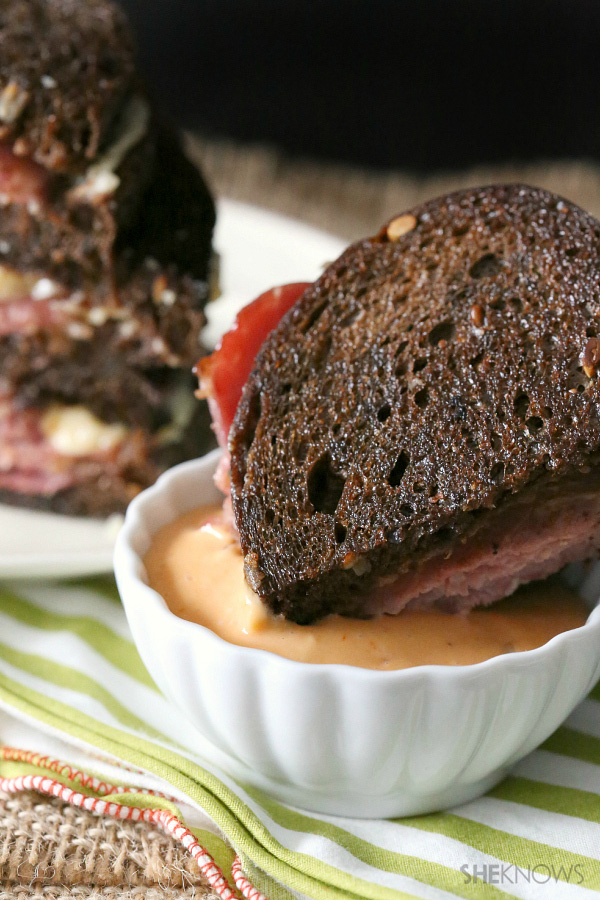 Corned beef grilled cheese