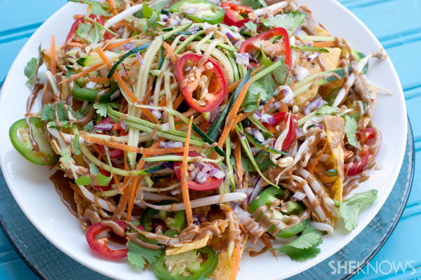 Pad Thai chicken nachos recipe